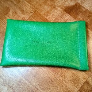 Kate Spade Green Leather Pouch